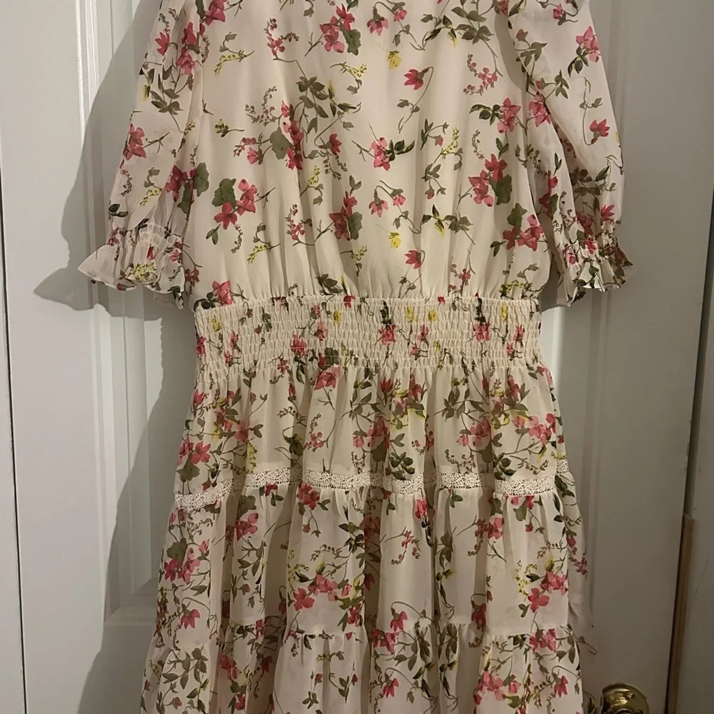 Floral Ruffle Dress - Picture 2 of 2